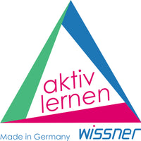 WISSNER® aktiv lernen - Satz aus 34 Stapelzahlen aus RE-Wood