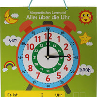 Magnetisches Lernspiel - Alles über die Uhr