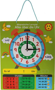Magnetisches Lernspiel - Alles über die Uhr