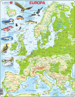 Larsen Puzzle - Europa 87-tlg.
