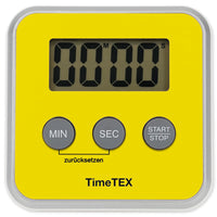 TimeTEX Zeitdauer-Uhr "Digital" compact, gelb