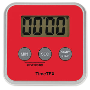 TimeTEX Zeitdauer-Uhr "Digital" compact, rot