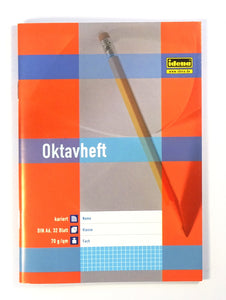 Idena Oktavheft A6 32 Blatt, kariert