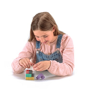 Soma - Würfel 6x6x6 farbig 7 teilig  Re-Wood®