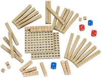 Mathespiel Hunderterraum aus RE-Wood®
