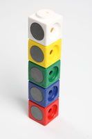 10 Steckwürfel magnetisch gelb 3,4 cm
