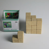 Soma - Würfel 6x6x6,7 teilig Re-Wood®