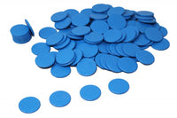 Spielchips, blau (100 Stück)
