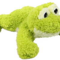 Inware - Kuscheltier Frosch, liegend, grün, 30 cm