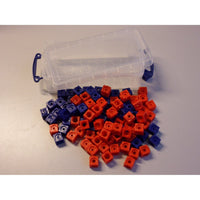 100 Steckwürfel - 1,7 cm Kantenlänge - Zip-Beutel oder Box
