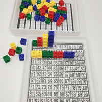 DICK-System Mathebox/Multibox - 100 Steckwürfel verschiedene Farben