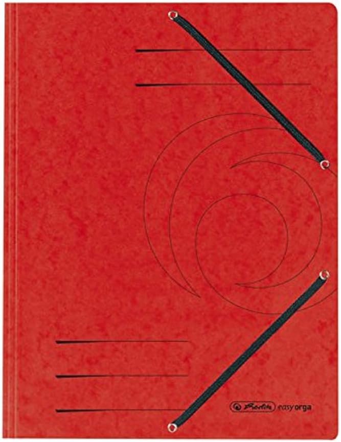 herlitz Eckspannermappe easyorga, DIN A4, rot