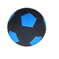 Straßenfußball aus Gummi, Größe 5 blau