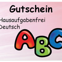 Gutschein-Kärtchen für Schüler/innen, 110 Stück im Etui