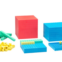 Dienes Dezimalrechensatz - 121 Teile aus RE-Plastic° - im Karton