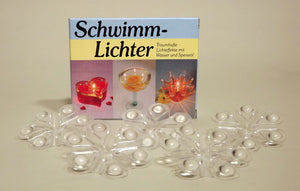 Traumhafte Lichteffekte mit Wasser und Speiseöl - 5'er Set Schwimmlichter