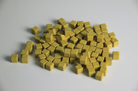 100 Farbige Dienes Einerwürfelchen gelb Re-Wood®

