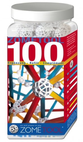 Zometool Konstruktionsspielzeug, 100 Ergänzungsset