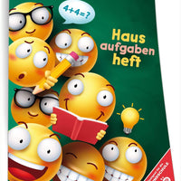 Hausaufgabenheft Smile School, 96 Seiten, A5 mit farbigen Wochentagen
