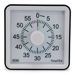 TimeTEX Zeitdauer-Uhr "lautlos" compact mit Ampelscheibe