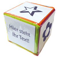 Blanko-Würfel mit Einstecktaschen 20 cm