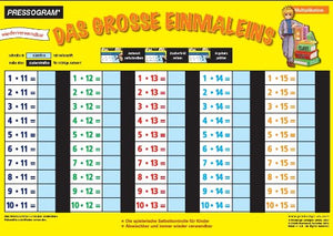 Zaubertafel Das grosse Einmaleins