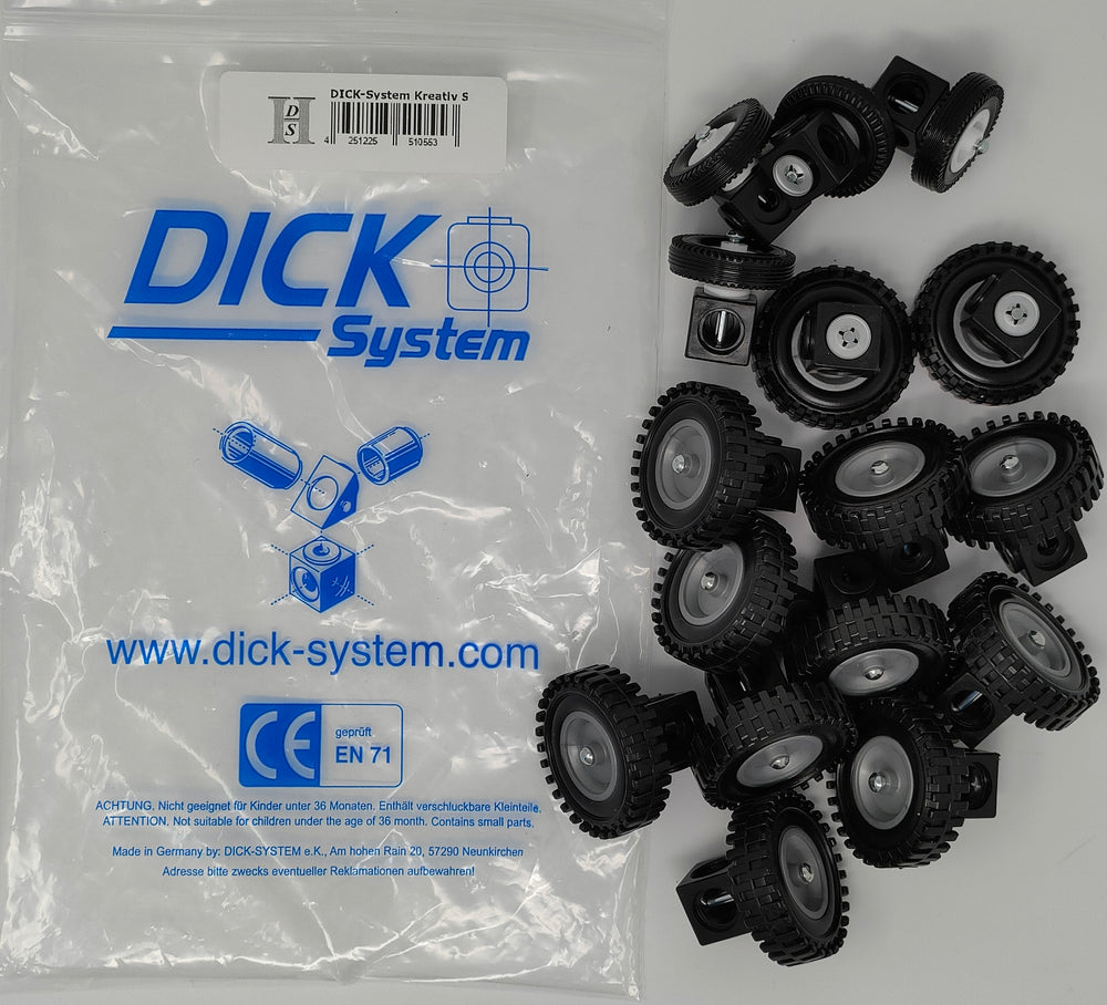 DICK-System Kreativ Set 2: Räder groß + klein