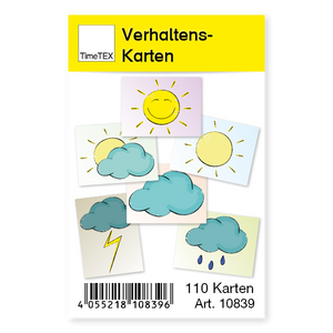 TimeTEX Verhaltens-Karten im Etui, 110 Stk.
