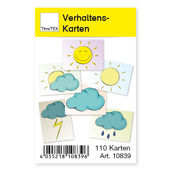 TimeTEX Verhaltens-Karten im Etui, 110 Stk.