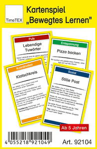 Kartenspiel 'Bewegtes Lernen' 60-tlg. im Etui