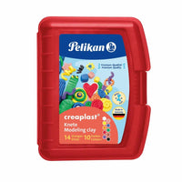 Pelikan Kinderknete Creaplast® 10 Farben im roten Etui, 240g
