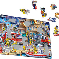 Larsen Puzzle Motiv Feuerwehr Firefighter 45-tlg.