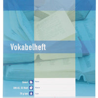 Vokabelheft A5 Liniert, 32 Blatt.