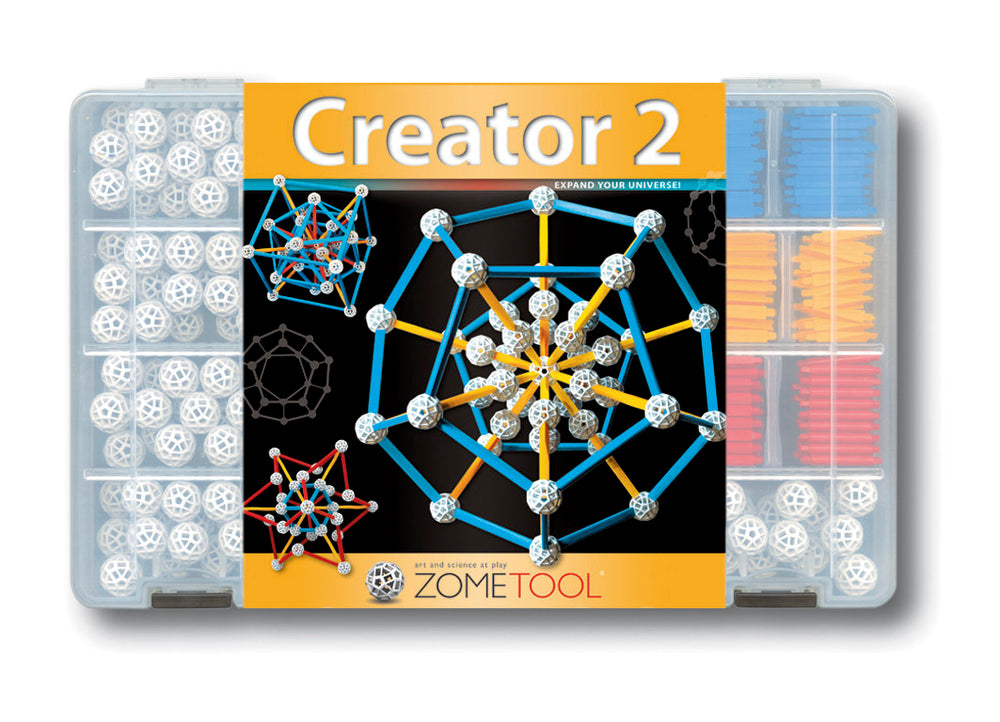Zometool Creator 2, Konstruktionsspielzeug 492 Teile