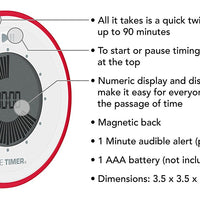Time Timer TWIST 90 Minuten