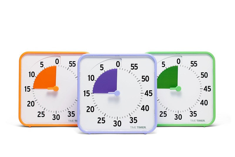 Time Timer® Medium Learning Center Classroom Set - Sekundärfarben