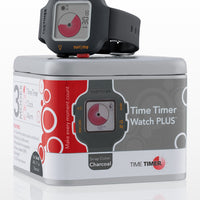 Time Timer Armbanduhr Damen/Kinder dunkelgrau/orange