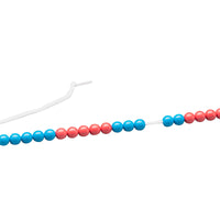 Rechenkette 20er Zahlenraum rot/blau 10 mm aus RE-Plastic®