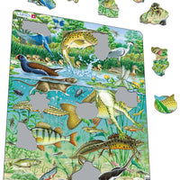 Larsen Puzzle Heimische Tiere im Gewässer 50-tlg.