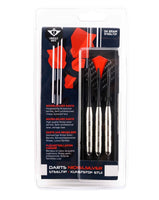 Longfield Steel Tip Dart-Set - 3 Dart aus Neusilber (24 g)
