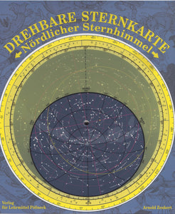 Drehbare Sternkarte mit Planetenzeiger