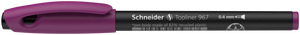 10x Schneider Topliner Farbe violett