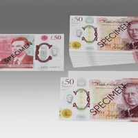 50 Britische Pfund Banknoten (100 Stück)