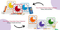 Time Timer® Medium Learning Center Classroom Set - Sekundärfarben
