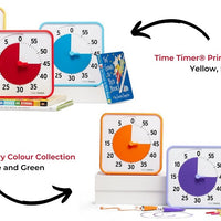 Time Timer® Medium Learning Center Classroom Set - Sekundärfarben