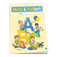 Trötsch Mutti- & Vatiheft Design ABC DIN A6
