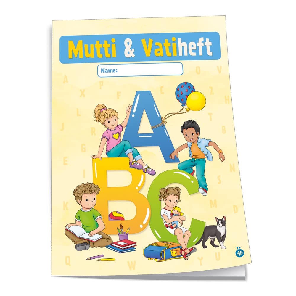 Trötsch Mutti- & Vatiheft Design ABC DIN A6