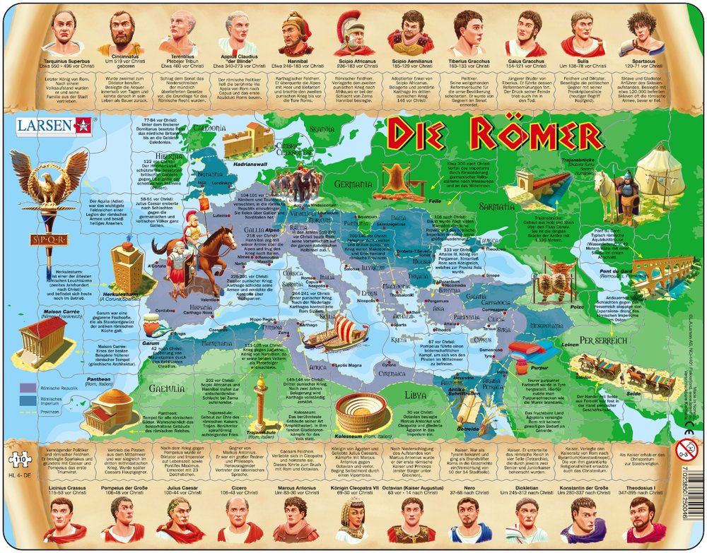 Larsen Puzzle Die Römer 110-tlg.