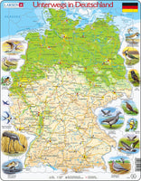 Rahmenpuzzle - Unterwegs in Deutschland - 91 Teile
