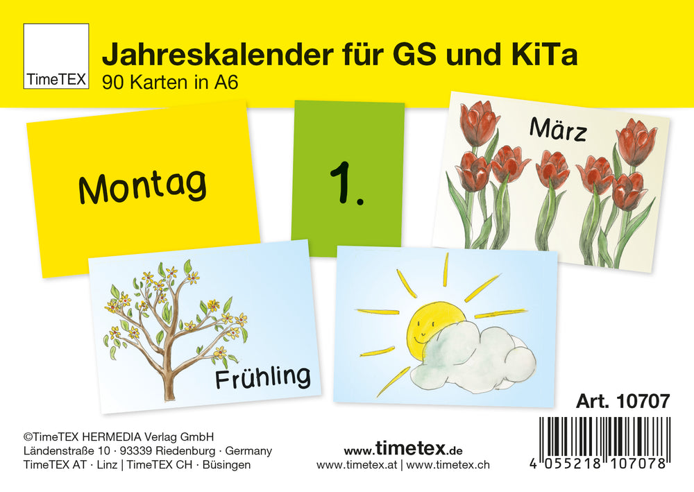 TimeTEX Jahreskalender für GS und Kita
